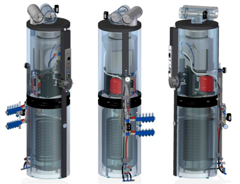 Regulace teploty sanitní teplé vody Regulátor slouží k ovládání teploty sanitní teplé vody v boileru.
