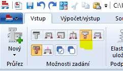 měkké výztuže tak, aby prvek vyhověl všem uživatelem aktivovaným konstrukčním zásadám a návrhům na MSÚ, MSP a MS únavy.