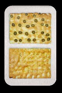 typu focaccia Chléb Pečivo IDEÁLNÍ PRO: Pizzu Pečivo typu focaccia Chléb Pečivo VÝHODY Perforace pro