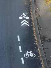 zajištění bezpečnosti cyklistické dopravy vhodné navrhnout jízdní pruh co nejužší. Integrační opatření cyklistické dopravy >. / Princip >.