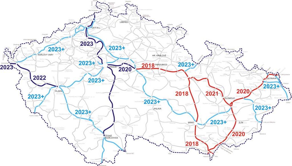 vstupem do EU zavázala. Nevyhnutelná povinnost budovat systém ERTMS (GSM-R i ETCS) v ČR vyplývá zejména z: nařízení Komise (EU) 2016/919 (TSI CCS) nařízení Evropského parlamentu a Rady (EU) č.