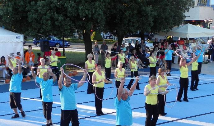 Cílem bylo jednak předvést vzorové choreografie, prezentovat naše lektory, propagovat naši organizaci ale také získat nové náměty pro práci s věkovou skupinou 50+.