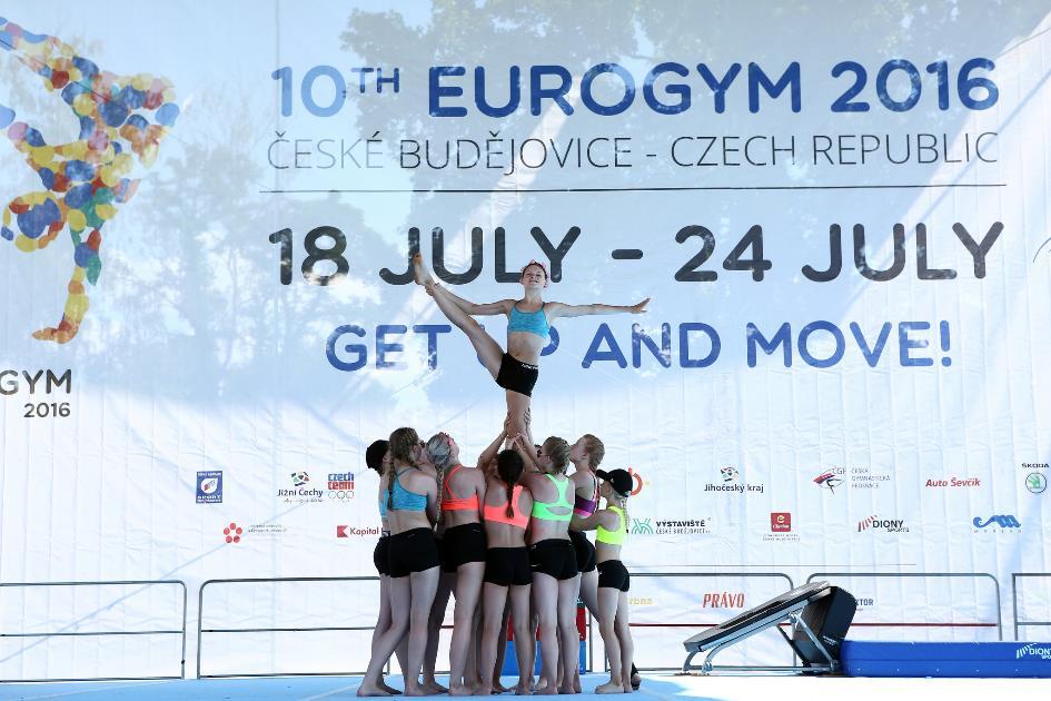 38 11.1 - EUROGYM 2016 Eurogym je největší gymnasticko-taneční festival pro mladé sportovce ve věku 12 až 18 let.