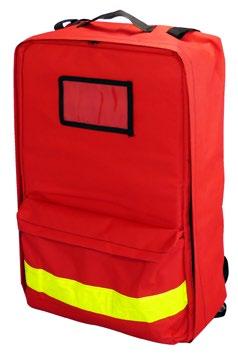 zdravotnický batoh je vyroben z voděodolného polyesteru s odolností proti opotřebení batoh je vybaven jednou venkovní kapsou na zip do