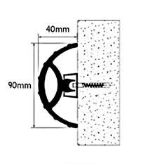 OCHRANNÉ PRVKY SAMOLEPÍCÍ PĚNOVÉ OCHRANNÉ PRVKY Ochranné pásy GARAGE 55 520 250 mm Parkovací podložka