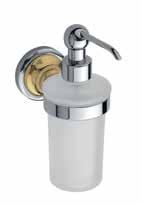 120 mm, 200 ml 144209108 Dávkovač tekutého mýdla, sklo Soap dispenser wall model Seifenspender Настенный дозатор для жидкого мыла (стекло) 80 x 190 x 120 mm, 230 ml 144209018 Držák kartáčků, sklo