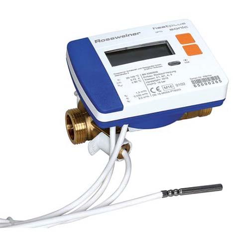 Kompaktný ultrazvukový merač tepla Heatplus Sonic 10 IrDA - rozhranie pre čítanie a parametrizáciu merače tepla Nezávisle na sieti dodávané s 10-ročnou lítiovou batériou.