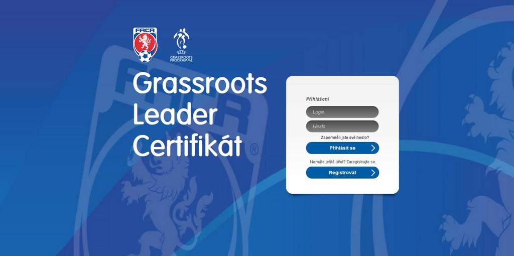 GRASSROOTS LEADER CERTIFIKÁT