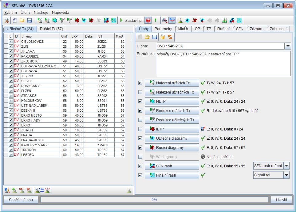 Práce s různými datovými zdroji Pro získání dat vysílačů používá systém Sítě SFN datový subsystém RadioBase3.