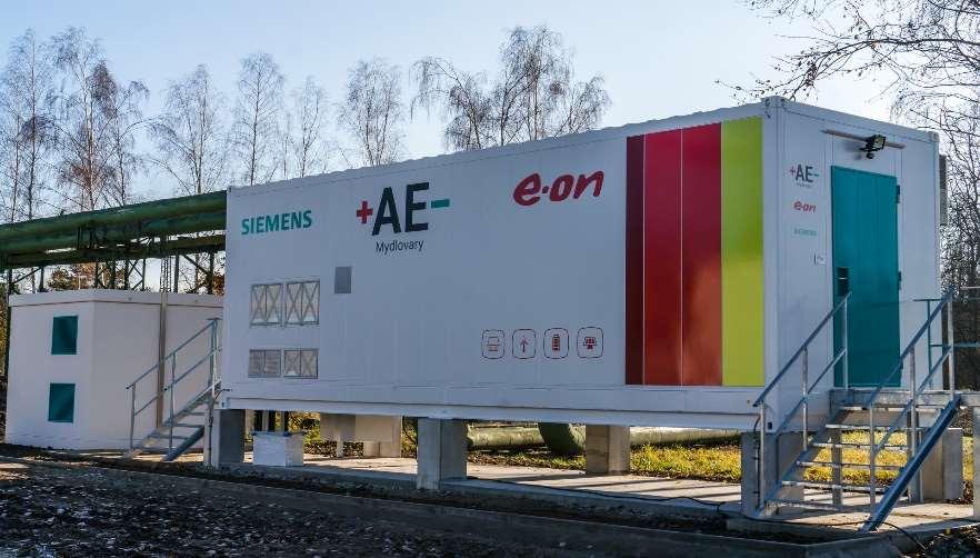 Dodavatel: Alfen (NL) Výkon: 1 MW Kapacita: okolo 1,2 MWh