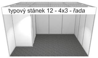 4 Objednávka individuálně řešených stánků Vystavovatel (obchodní jméno firmy): Krytá plocha Objednáváme realizaci typového stánku pro krytou plochu: (označte ) Cena stánku zahrnuje: obvodové stěny a