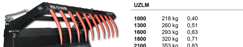 UZLM 1000 218 kg 0,40 1300