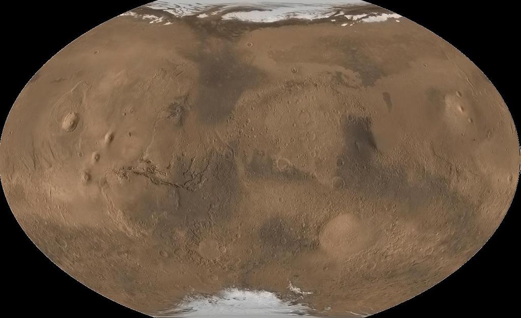 Mars - povrch Tharsis Sytis