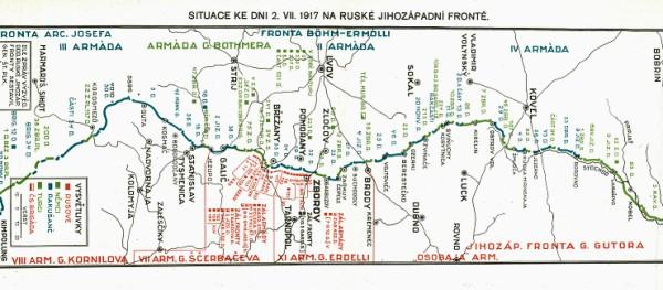 mapka východní fronty; 5/ nerezová maketa dvojjazyčné tabule, vysvětlující historii
