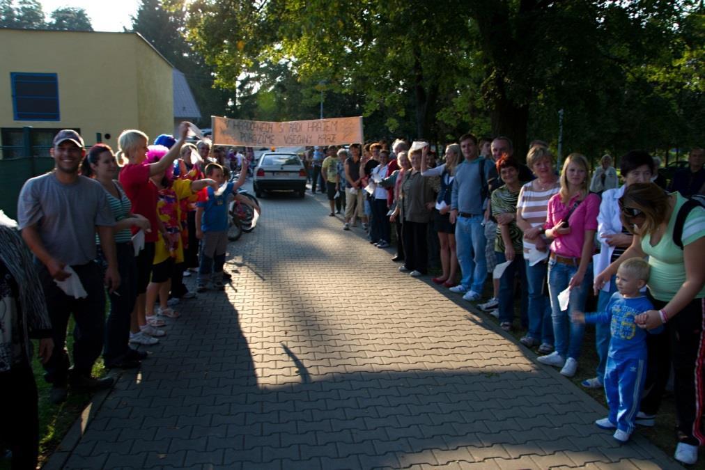 Popis záměru č. 8 Podpora spolkového života Pro obec Hradčany je typický bohatý spolkový život a velké množství akcí pořádaných místními spolky a obcí.