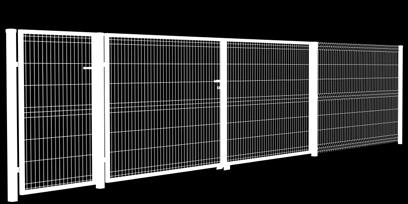 50 Průměr drátu: Ø 4,0 mm Velikost oček: 50x200 mm Šířka: 300 (304*) cm 350 (354*) cm 400 (404*) cm Výška: 120 cm