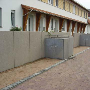 bezbariérové vstupy, oporné múry,