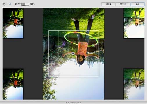 Automatická úprava tonální hodnoty fotografie. Aplikace Photoshop Elements vám na základě jedinečného algoritmu doporučí daný krok, který se naučí z kroků předchozích.