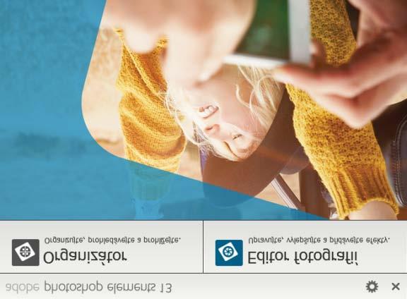 Základy práce s pracovní plochou Úvodní obrazovka Okno aplikace Photoshop Elements Použití kontextových nabídek Používání klávesových příkazů a modifikačních kláves Ukončení programu Photoshop