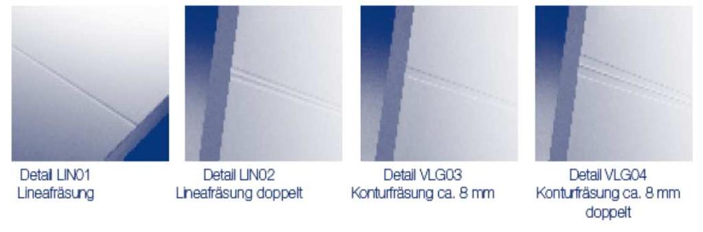 Linea Standardní specifikace Povrch Z výroby potažené odolným, světlu odlným EPC Superlakem (na bázi akrylátu) elektronicky tvrzený, šetrný k životnímu prostředí Výplň Cca.