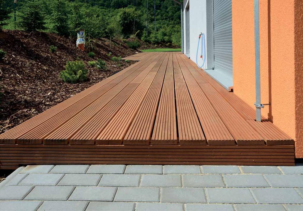 Terasa REAL DECK, Bukit s perem a drážkou na příčné straně 28 x