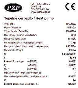 Vyřazení z provozu, likvidace 11. Vyřazení z provozu, likvidace Vyřazení z provozu Tepelné čerpadlo AWX ECONOMIC odpojte od přívodu elektrické energie a zabezpečte ho proti opětovnému zapnutí.