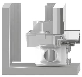 konstrukce: min. 130 mm b) vybrání pro sprchovou vaničku: šířka min. 650 mm, výška min.