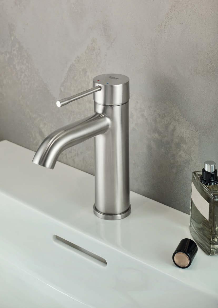 grohe.cz GROHE ESSENCE DECENTNÍ ELEGANCE Tradiční životní styl v diskrétním podání. Pro ty, kteří hledají čisté, jednoduché a elegantní tvary, nabízí řada GROHE Essence řešení bez přetvářky.