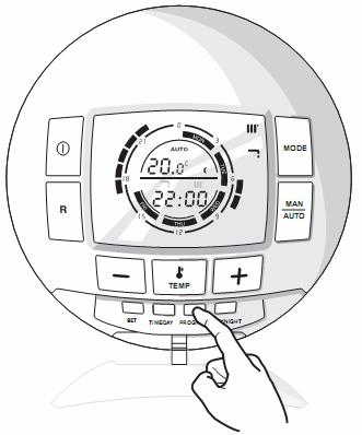 5.5. Programování Clima Manageru Clima Manager má 10 předpřipravených programů, které je možno volně využívat : - program