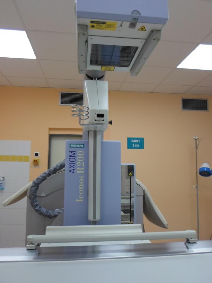 Obrázek 25: Rtg přístroj Siemens AXIOM Iconos R200 ve Fakultní nemocnici Ostrava použitý pro realizaci experimentu. 6.1.4.