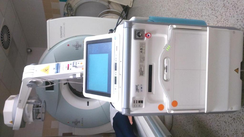 Obrázek 26: Mobilní rtg přístroj Siemens Mobilett Mira ve Fakultní nemocnici Ostrava použitý pro realizaci experimentu. 6.1.5.