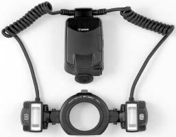 Externí blesy Speedlite Blesy Speedlite řady EX určené pro fotoaparáty řady EOS V zásadě pracují stejným způsobem jao vestavěný bles, taže je lze snadno používat.