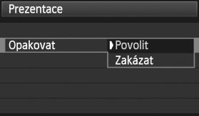 Během pozastavení bude v levém horním rohu snímu zobrazena iona [G]. Opětovným stisnutím tlačíta <0> prezentaci znovu spustíte.