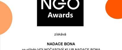 soutěže Microsoft NGO Awards Technologie pomáhají. Nadace Bona získala 1.