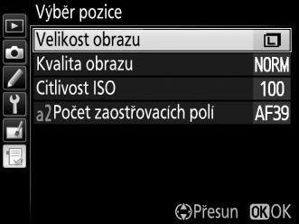 4 Umístěte novou položku.