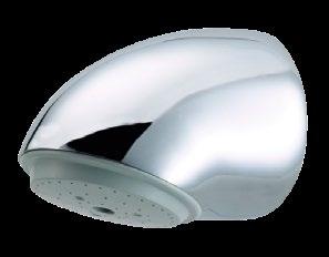 Sprchové hlavice RADA VR2 Pevná sprchová hlavice s otočnou sprchovou růžicí, připojení ze zdi, dvě