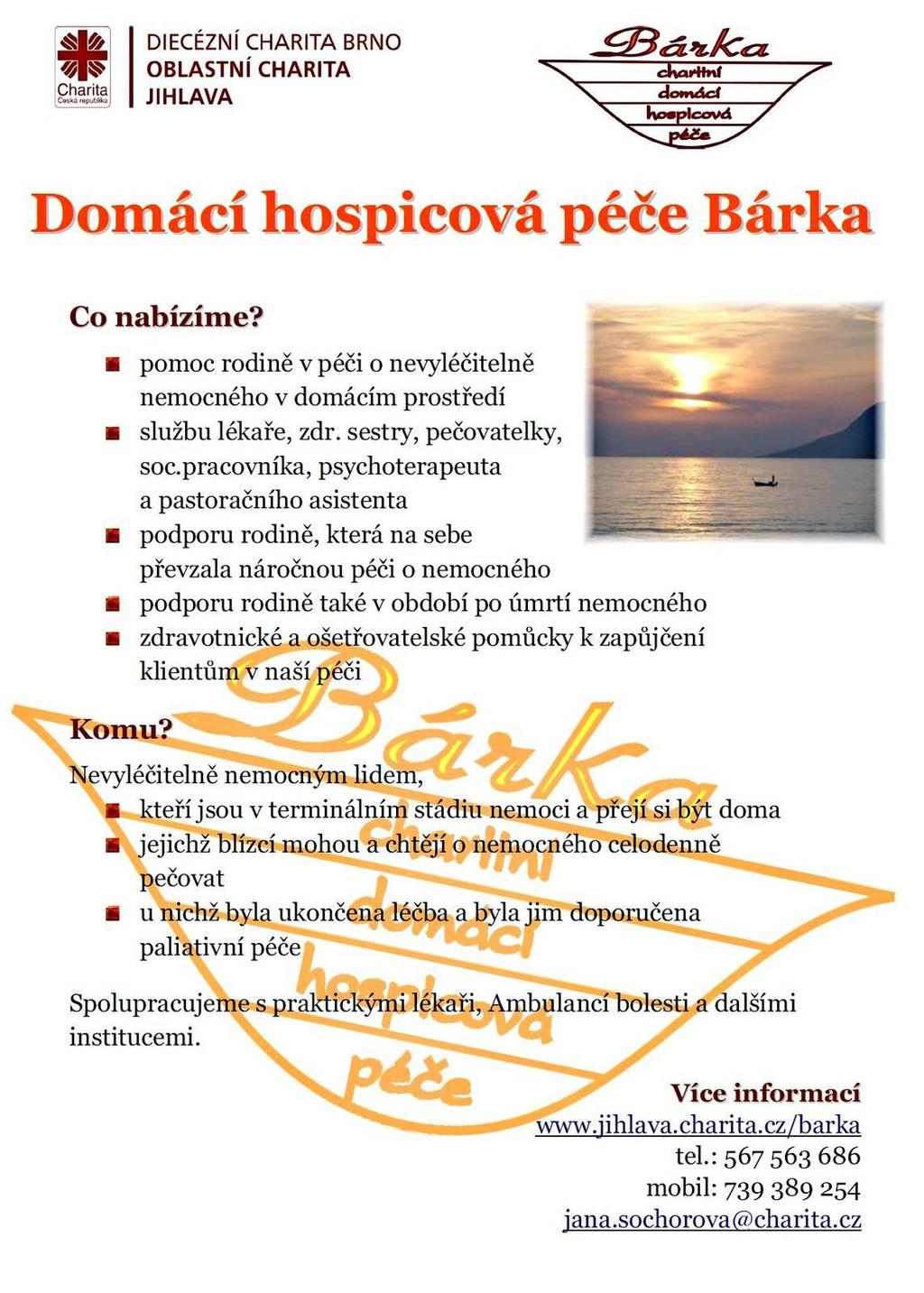 Příloha 4: Informační leták o domácí hospicové péči