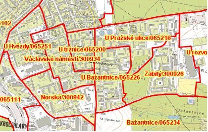 4 Vymezení a charakteristika zkoumaného území 4.1 Území Sídliště Kročehlavy, které bylo cílem výzkumu, je součástí městské části Kročehlavy a leží v jihovýchodní části města Kladna.