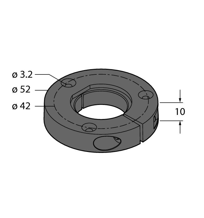 Příslušenství PE1-EQR24 1590966 Snímací element s nerezovým šroubem, bez redukce M5-QR24 1590965 Plastový ochranný