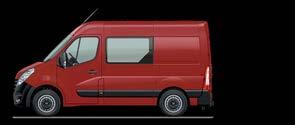 Dodávka s dvojkabinou Crew Van: verze L1H1 FWD L1H2 FWD L: délka 1 = krátká 2 = střední 3 = dlouhá H: výška 1 = standardní 2 = střední FWD = pohon předních