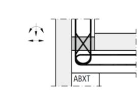 Prvky lze ukládat s rozestupy, které stavba vyplní izolantem. Minimální tloušťka desky 160 mm. Schöck Isokorb KXT s HTE modulem (izolace 120 mm) beton-beton Pro volně vyložené balkóny.