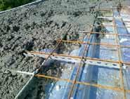 Prvky pro ukládku armatur železobetonových konstrukcí Plastové distanční podložky - Drupak Pro spodní krytí armatury na pevné povrchy (např.betonové, podkladní beton nebo bednění).