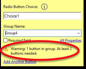 Další přepínací tlačítko lze přidat kliknutím na odkaz Přidat další tlačítko nebo volbou Přepínací tlačítko z lišty nástrojů Vybrat objekt, umístěním objektu a jeho přejmenováním na stejný název