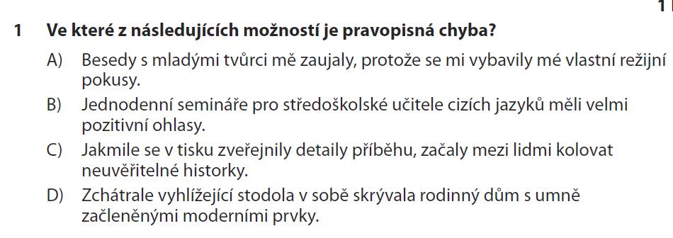 N / NN INTERPUNKCE = čárky ve větě - chyba v