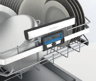 C Opláchnutí a čekání panel s 3místným displejem ComfortLift zajistí pohodlné vkládání a vykládání nádobí bez ohýbání RealLife nabízí XXL prostor s 0 litry objemu navíc pro velké množství  