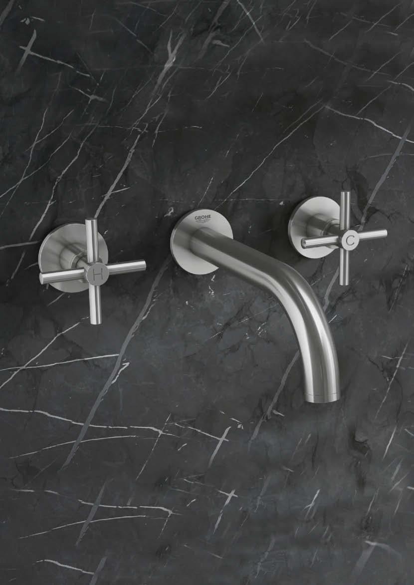 GROHE ATRIO SPA COLOURS SPA COLOURS: INSPIRATIVNÍ TVARY SE PYŠNÍ INSPIRATIVNÍMI BARVAMI V sofistikované designové strategii hraje výběr barev hraje zcela zásadní roli.