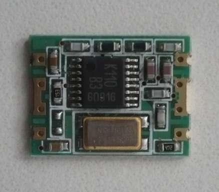 3.3. Vysokofrekvenční modul 868 MHz vysílač tabulka 3.