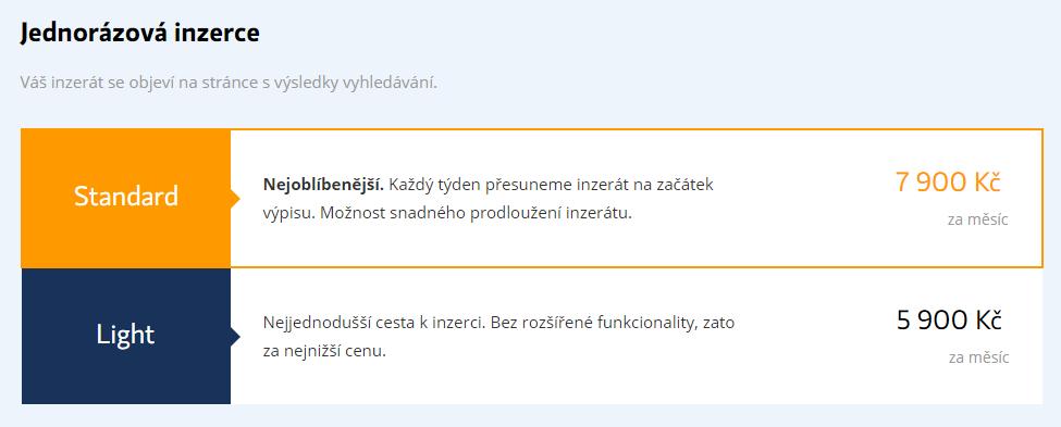 Metodu inzerce na webových stránkách bych rozšířila o více portálů, jako je například Jobs.cz,
