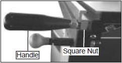 2.3 Fine adjustment of the sliding table The sliding table must be set so that the main table and the surface of the sliding table of the same height.