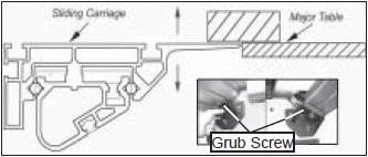 2.4 Mounting bracket Unpack the frame A and the supporting arm B of the sliding table arm from the packaging and screw them ready with 2 thumbscrews as the